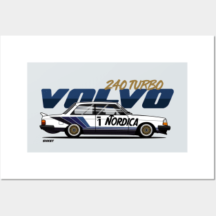 240 turbo Posters and Art